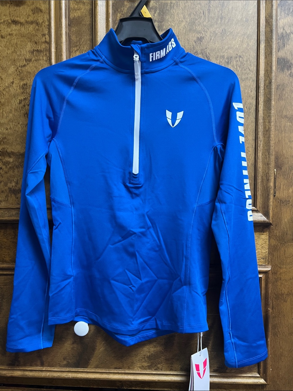 Firm Abs Women's Blue Quarter-Zip Performance Jacket